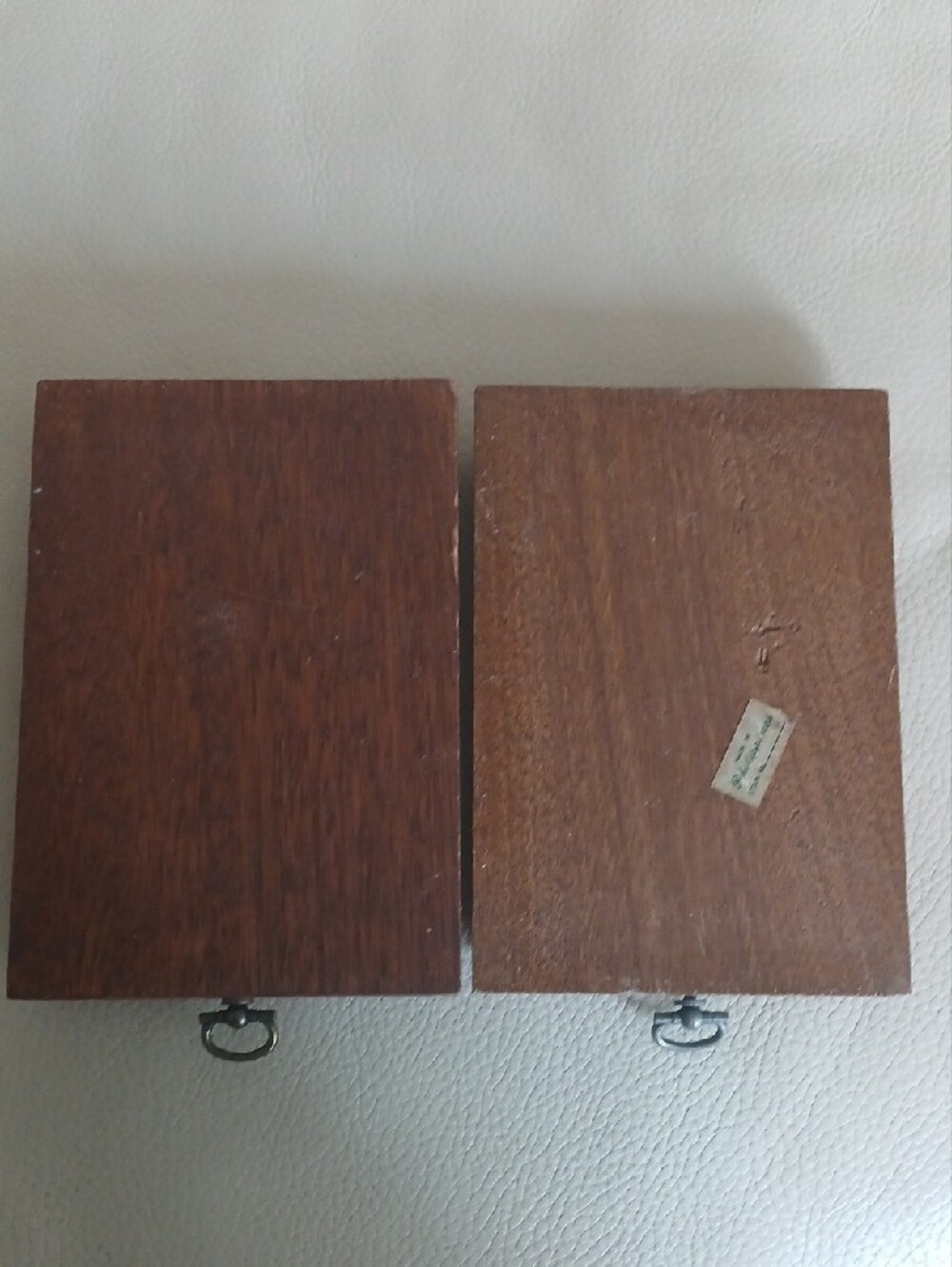 Lot Of 2 Vintage Hummel Litho Print by Evans USA Wooden Plaques Made In Phil. - Picture 5 of 5
